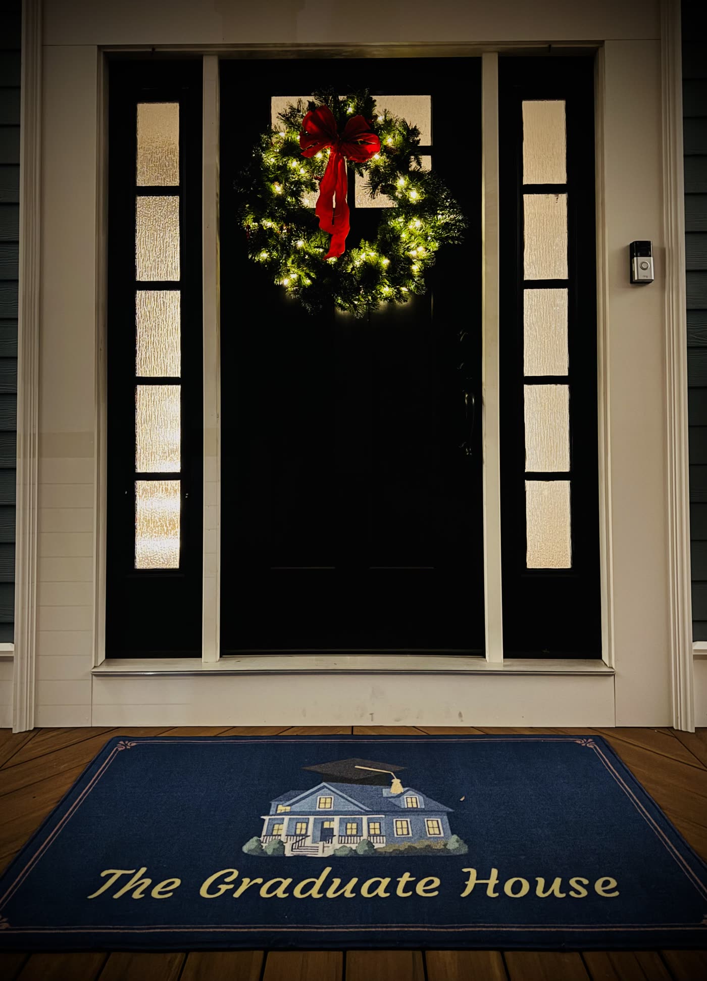 Abington Graduate House welcome mat